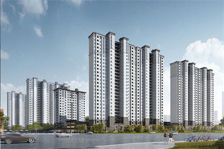 金源府邸120平套三带车位带附房精装修售108万，回迁房